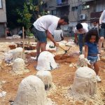 פעילות יצירה משפחתית בעיר לוד: זומו המפתן עם אמנות עד פתח הבית