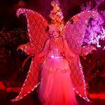 פיות ופרחים, איילים ופרפרים, אלמנטים מוארים, ב- Winter Lights