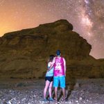 לילות לבנים בערבה: בשיא מטר המטאורים