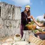 סוכות של צמיחה בנאות קדומים