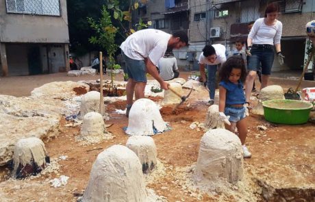 פעילות יצירה משפחתית בעיר לוד: זומו המפתן עם אמנות עד פתח הבית