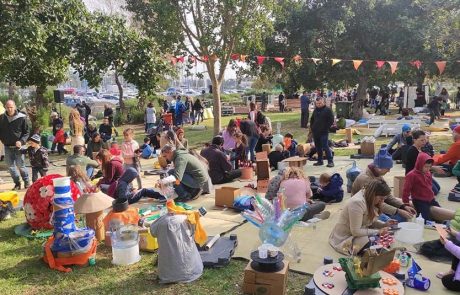 הפנינג “ירוק במפרץ”: חנוכה של סביבה וקיימות בפארק נחל הקישון
