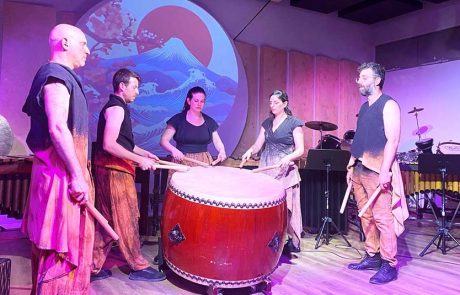 להקת המתופפים טרמולו במופעי חינם בזום, לכל המשפחה