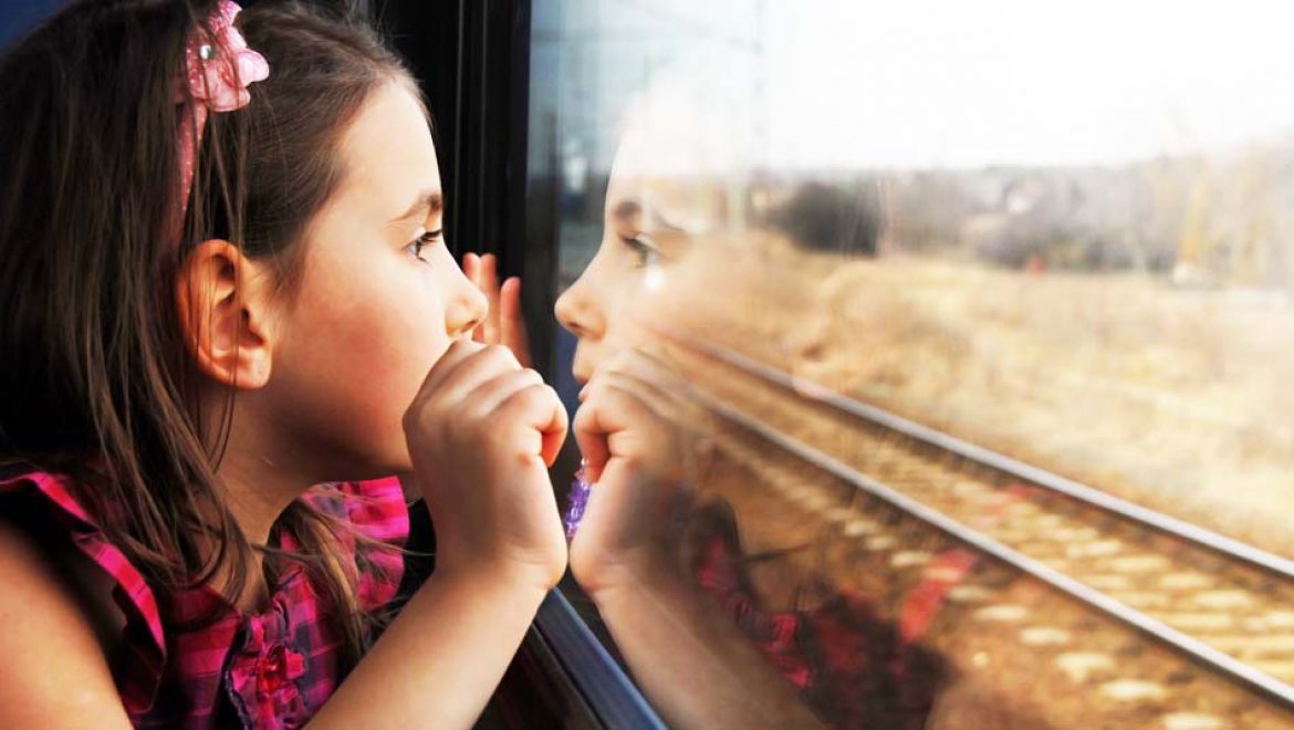 נסיעה באירופה ברכבת עם הילדים