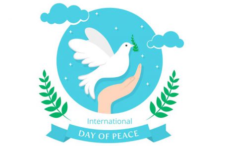 יום השלום הבינלאומי נחגג מידי שנה ב- 21 בספטמבר