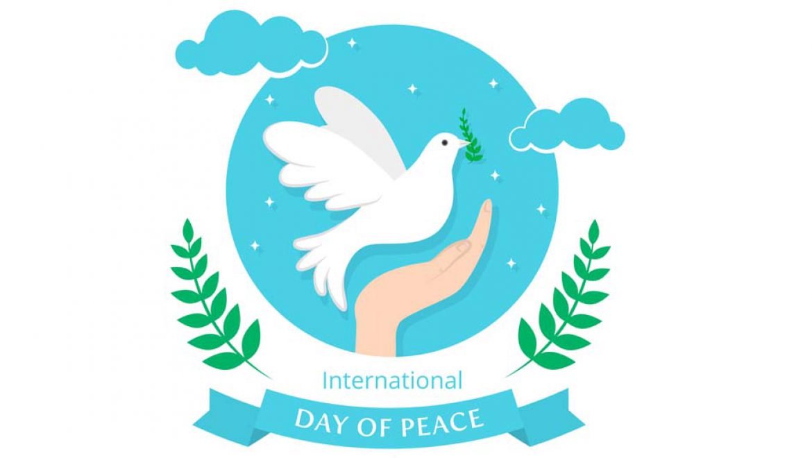 יום השלום הבינלאומי נחגג מידי שנה ב- 21 בספטמבר