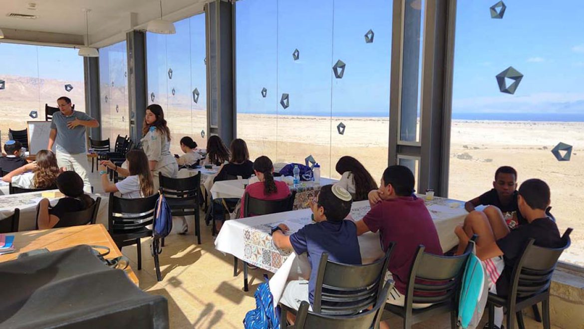 הבית החדש של “בית החינוך דור נבו” בגן הלאומי מצדה