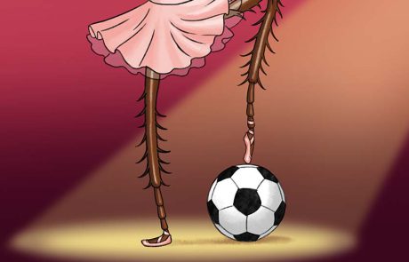 “מופע החלומות של ג’וקלינה בלרינה ורקדני הכדורגל”: ענבל אושמן וינץ לוי