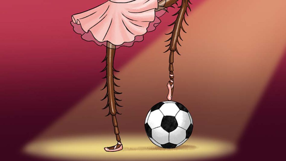 “מופע החלומות של ג’וקלינה בלרינה ורקדני הכדורגל”: ענבל אושמן וינץ לוי