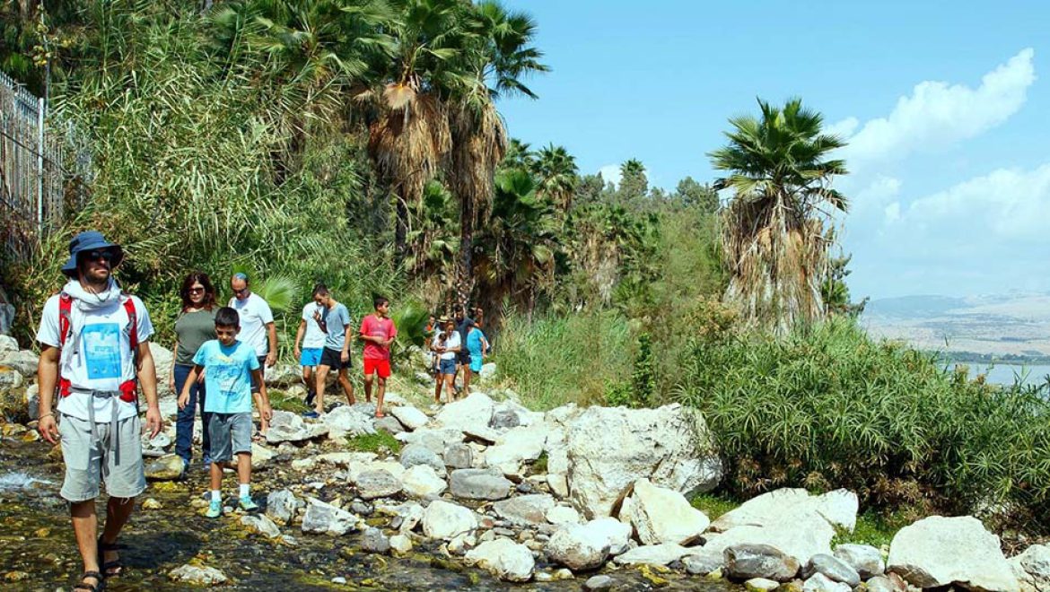 סוכות בכינרת: טיולי יום מודרכים ב’שביל סובב כינרת’