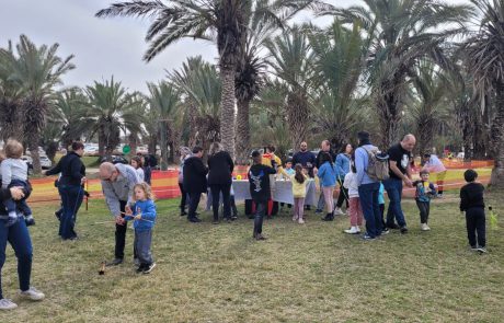 הגן הלאומי הבשור פארק אשכול משך השבת כ- 6,000 מטיילים