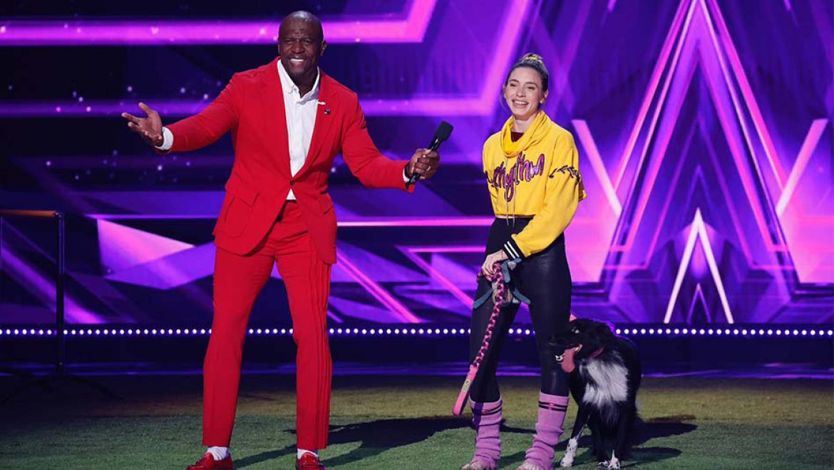 רוני שגיא עלתה לגמר של “אמריקה גוט טאלנט”, במופע עם הכלב רית’ם