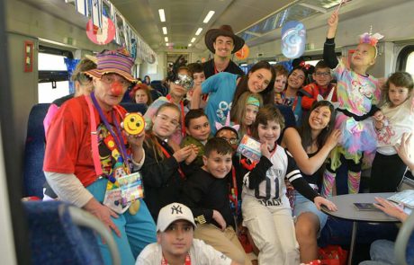 “רכבת התקוות” של עמותת גדולים מהחיים יצאה לדרך בפעם ה- 22