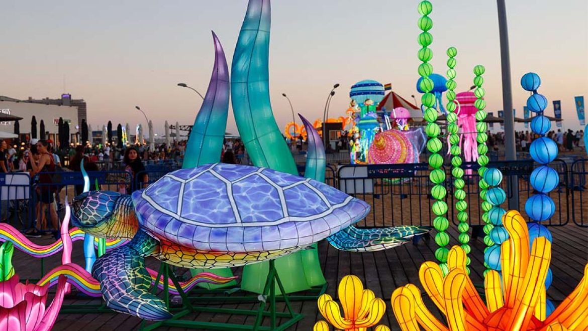 חוויה משפחתית: פסטיבל האורות הבינלאומי חוזר לנמל תל-אביב