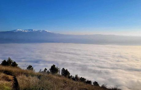 “גלישת עננים”: תיעוד מדהים בבוקר השנה האזרחית החדשה